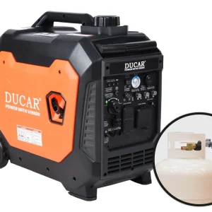 Génératrice à onduleur 4400W, 6 CV, bicarburant (propane / essence)